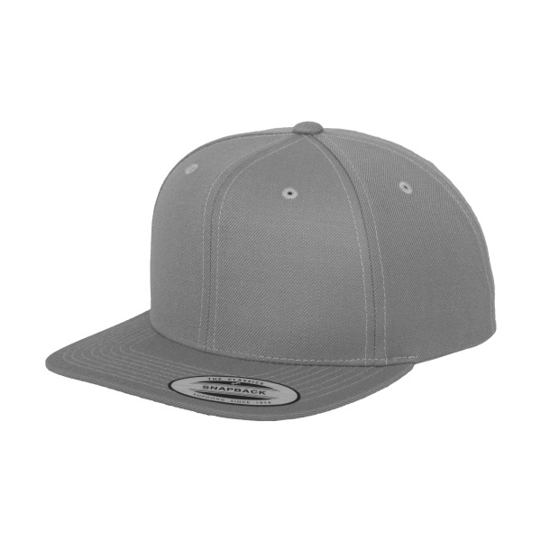 Yupoong Mens The Classic Premium Snapback Cap One Size Heather Heather Grey One Size
