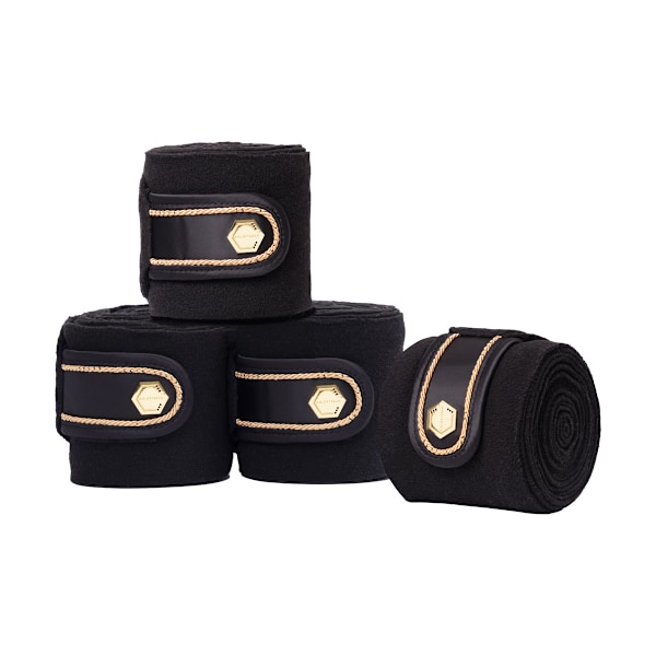 Coldstream Marygold Hästbandage (4-pack) Ponny/Cob Svart Black Pony/Cob