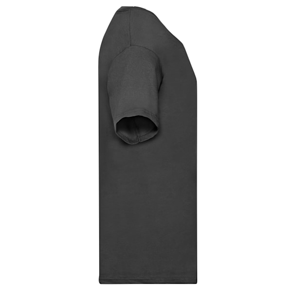 Fruit Of The Loom Herr Original Enfärgad V-ringad T-shirt S Svart Black S