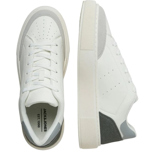 Jack And Jones Herr Aspire Court Träningsskor 8 UK Vit/Vapour/Blu White/Vapour/Blue/Castle Rock 8 UK