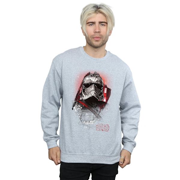 Star Wars The Last Jedi Captain Phasma Borstad Sweatshirt för Män Sports Grey M