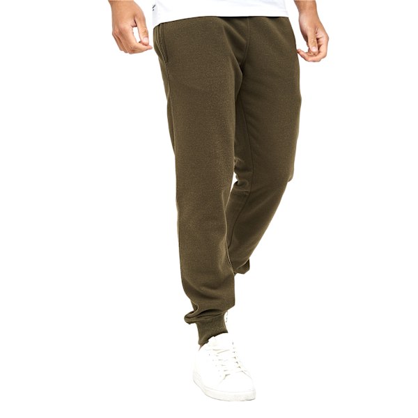 Crosshatch Mayview Joggingbyxor för män L Mörk oliv Dark Olive L
