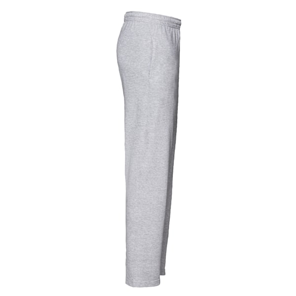 Fruit of the Loom Herr Lättvikts Joggingbyxor L Heather Grå Heather Grey L