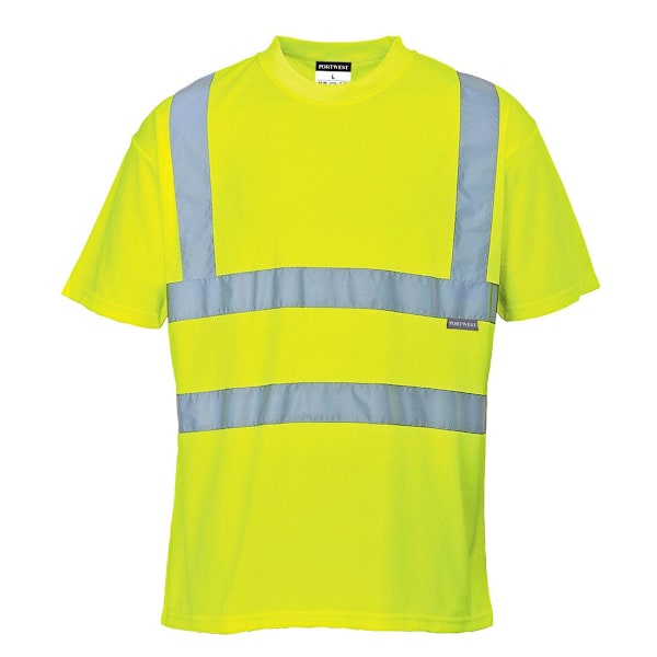 Portwest Hi-Vis T-shirt för män 4XL Gul Yellow 4XL