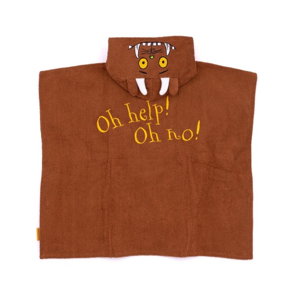 Gruffalo handduksponcho för barn/barn i en one size brun Brown One Size