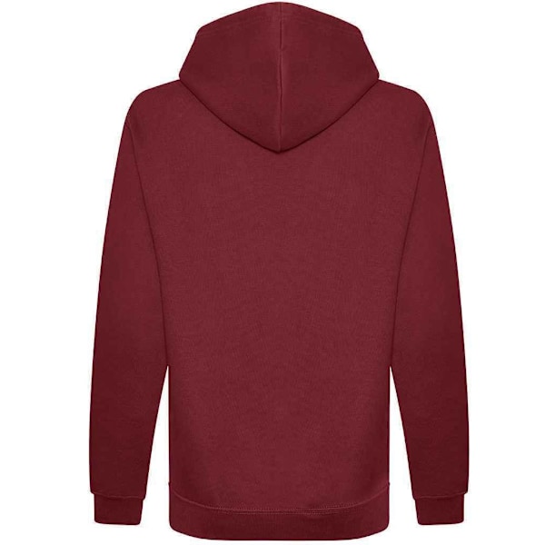 Awdis Herr Organic Hoodie S Vinröd Burgundy S