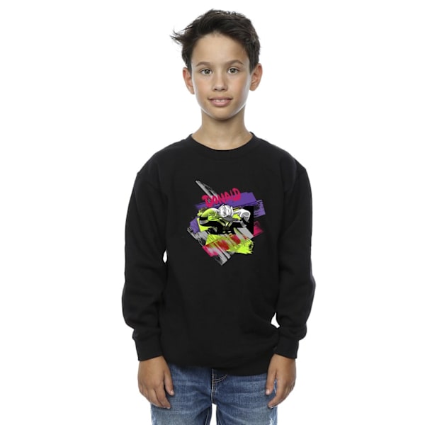 Disney Boys Donald Duck Ear Plug Bright Sweatshirt 9-11 år B Black 9-11 Years
