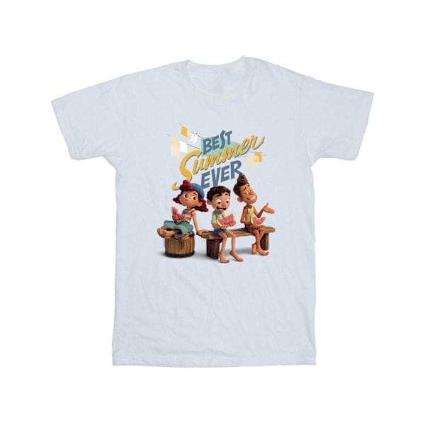 Disney Boys Luca Bästa Sommaren Någonsin T-shirt 12-13 år Vit White 12-13 Years