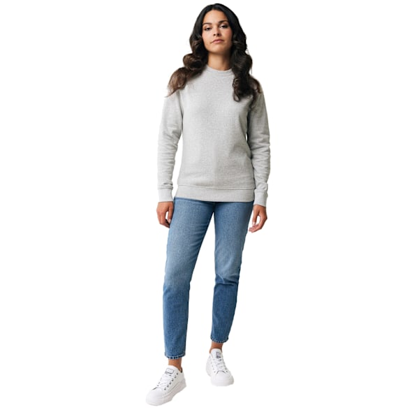 Iqoniq Unisex Vuxen Denali Återvunnen Bomull Ofärgad Sweatshirt 4X Heather Grey 4XL