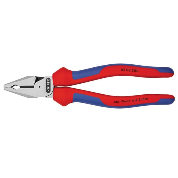 Knipex 02 02 Serie Hög Uväxling Kombinationstång, Multi-com Multi Colour 200mm