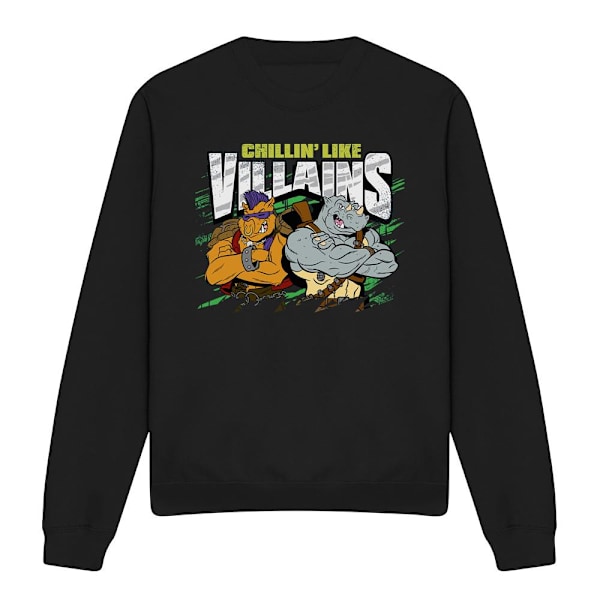 Teenage Mutant Ninja Turtles Unisex Vuxen Chillin Like Villains Black M