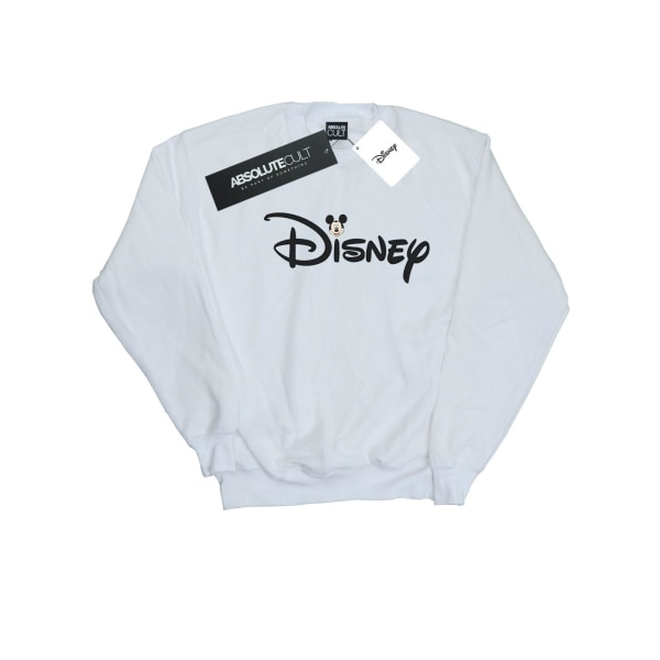 Disney Boys Musse Pigg Logotyp Head Sweatshirt 12-13 år Vit White 12-13 Years