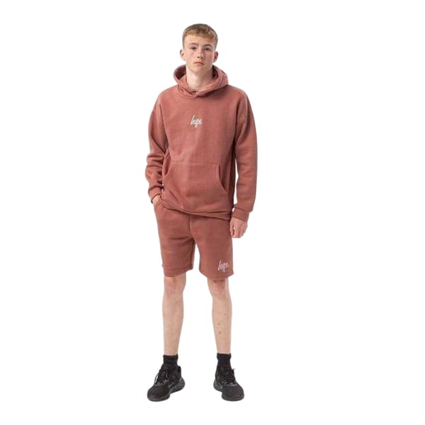 Hype Unisex Vuxen Script Sweatshorts 16 År Röd Red 16 Years