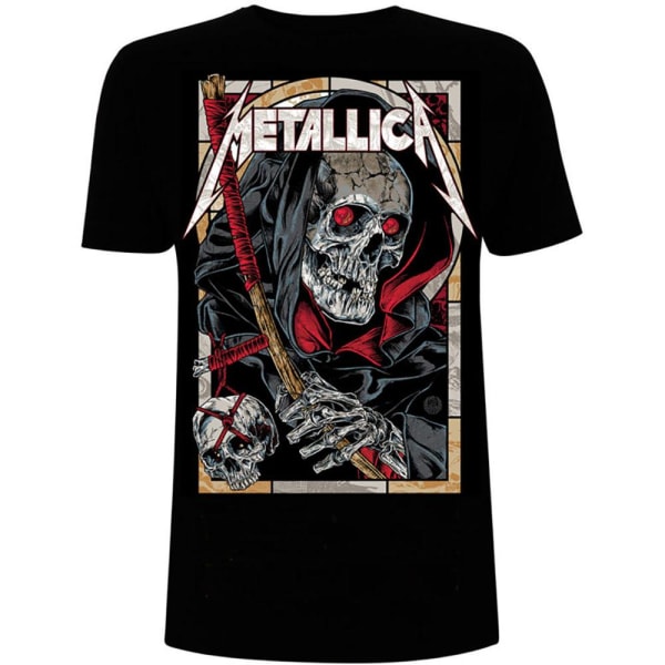Metallica Unisex Adult Death Reaper T-shirt XL Svart Black XL