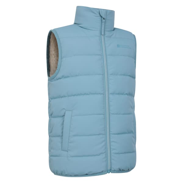 Mountain Warehouse Rocko Vattentät Padderad Väst för Barn Light Blue 7-8 Years