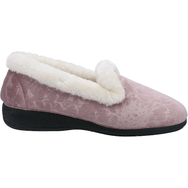 Fleet & Foster Dam/Dam Adelaide Minnesskum Slippers 4 UK Pink 4 UK