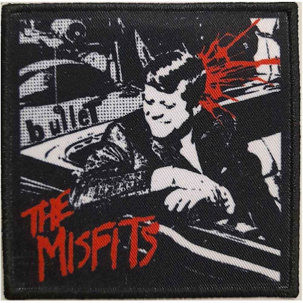 Misfits John F Kennedy tryckt patch One Size Svart/Vit/Röd Black/White/Red One Size