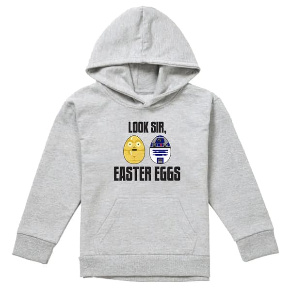 Star Wars Barn/Ungdom Look Sir, Påskägg Pullover Hoodie Athletic Heather 9-11 Years