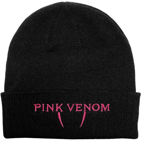 SvartRosa Unisex Vuxen Rosa Venom Beanie One Size Svart/Rosa Black/Pink One Size