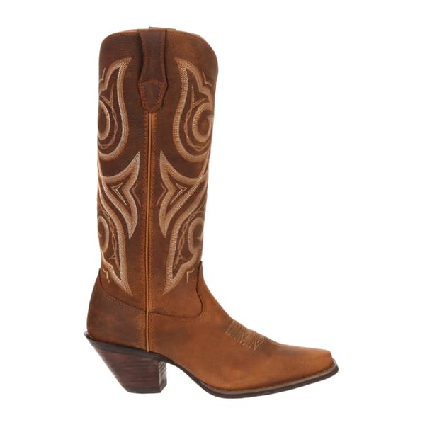 Durango Dam/Dam Crush Fullnarvsläder Cowboy Stövlar 7.5 Distressed Cognac 7.5 UK