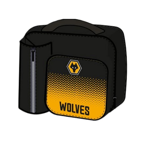 Wolverhampton Wanderers FC Crest Lunch Bag One Size Svart/Gul Black/Yellow One Size