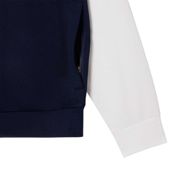 Lacoste Herr Interlock Heldragkedja Tenniströja S Marinblå/Vit Navy/White S
