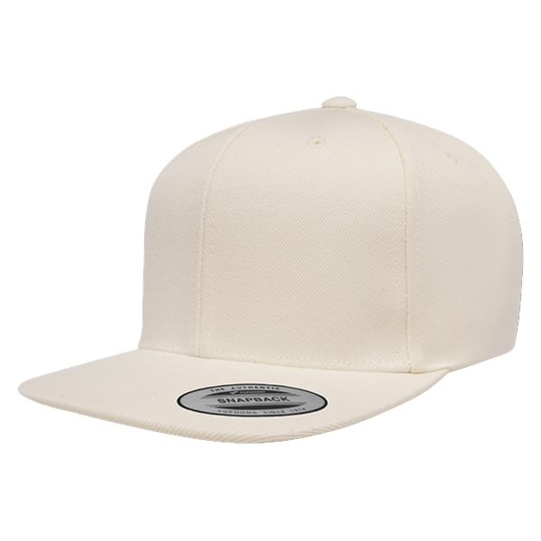 Yupoong Mens The Classic Premium Snapback Cap One Size Natural Natural One Size