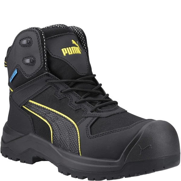 Puma Safety Herr Rock Tunga Vattentäta Vandringskängor 7 UK Black/Yellow 7 UK