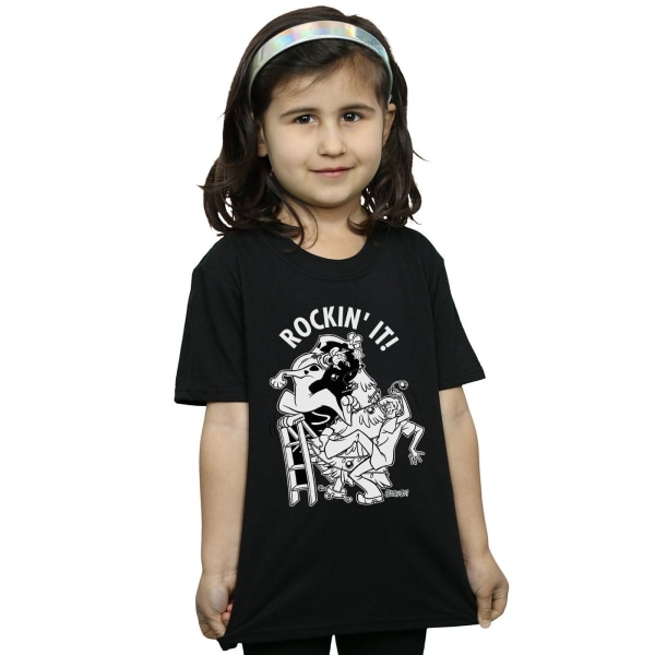Scooby Doo Girls Rockin´ It Jul Bomull T-shirt 5-6 år Black 5-6 Years