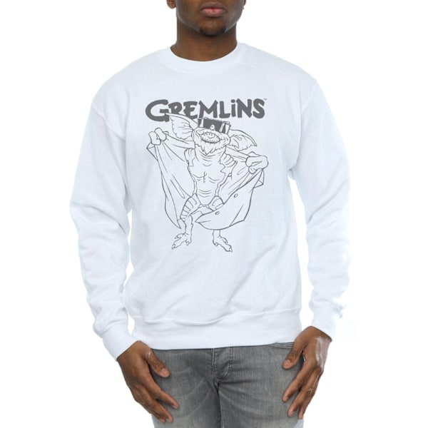 Gremlins Herr Spike´s Glasögon Sweatshirt M Vit White M