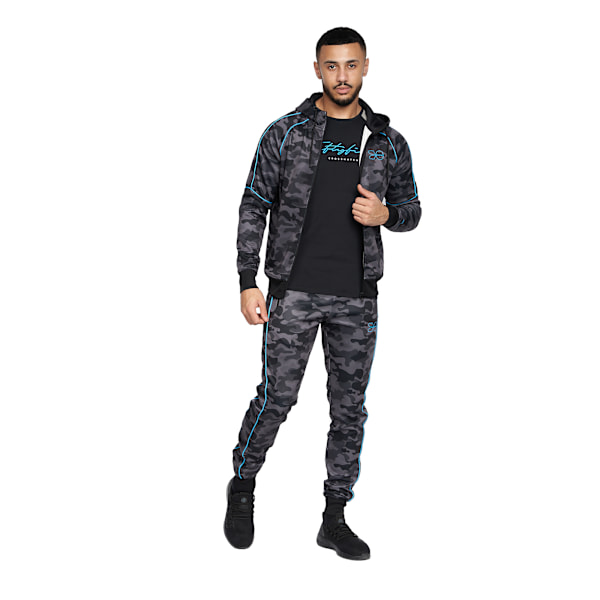 Crosshatch Mens Brickcount Camo Träningsoverdel S Svart Black S