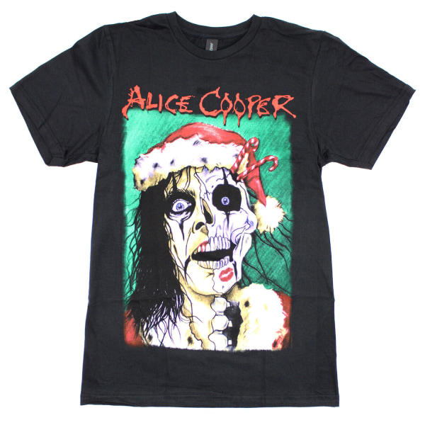 Alice Cooper Unisex Vuxen Jul Kort T-Shirt L Svart Black L