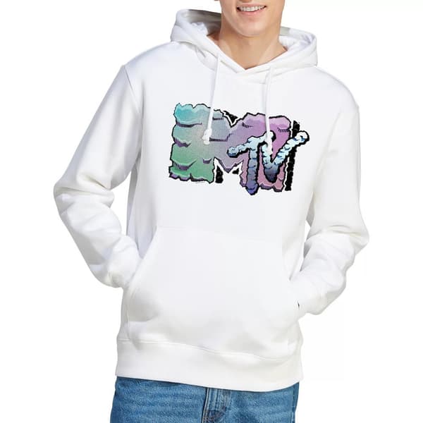 MTV Herr Gradient Hoodie M Vit White M