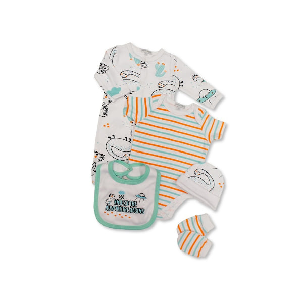 Nursery Time Baby The Adventure Begins Presentset (5 delar) Nyfödd Multicolour Newborn