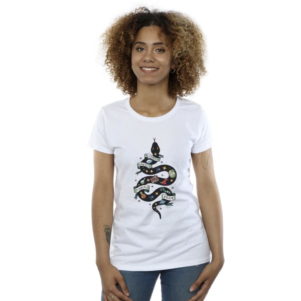 Harry Potter Dam/Dam Slytherin Sketch T-shirt bomull XL W White XL