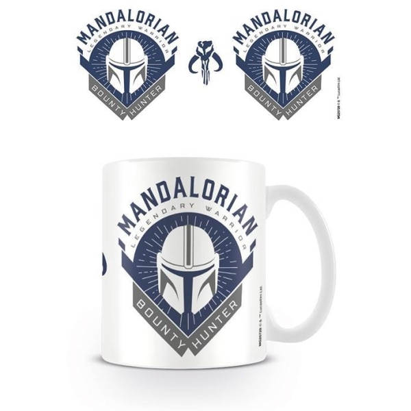 Star Wars: The Mandalorian Bounty Hunter Mug One Size Vit/Nav White/Navy One Size