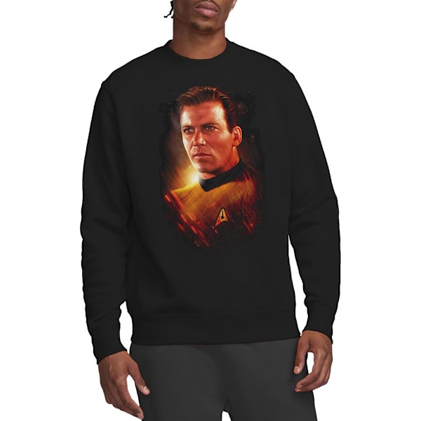 Star Trek: The Original Series Unisex Vuxen Episk Kapten Kirk S Black XL