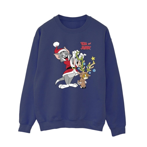 Tom & Jerry Dam/Damer Jul Ren Sweatshirt L Marinblå Navy Blue L