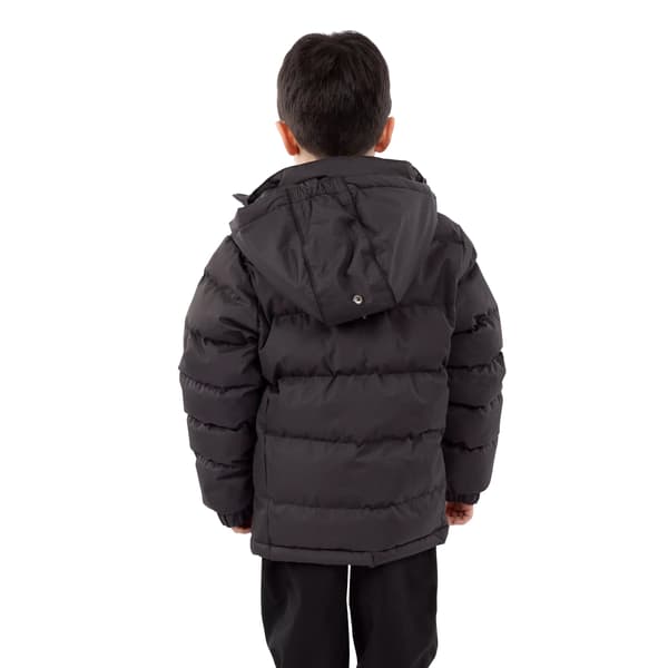 Trespass Boys Tuff Hooded Jacket 5/6 Mörkgrå Dark Grey 5/6