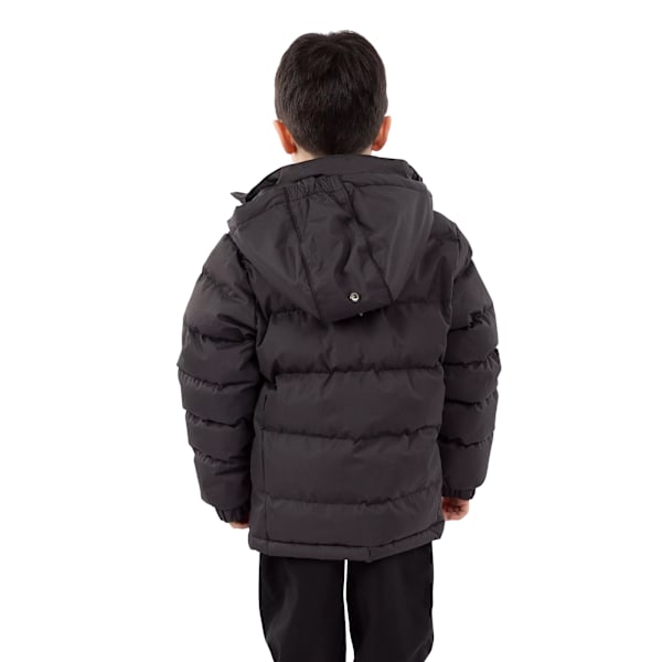 Trespass Boys Tuff Hooded Jacket 7/8 Mörkgrå Dark Grey 7/8
