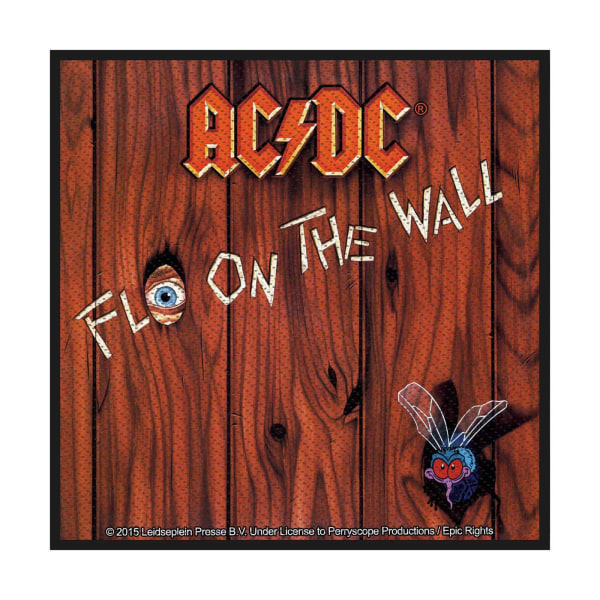 AC/DC Fly On The Wall Standard Patch One Size Brun/Vit Brown/White One Size