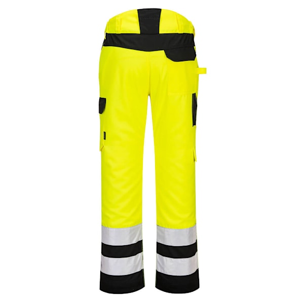 Portwest PW2 Varselbyxor för män 46R Gul/Svart Yellow/Black 46R