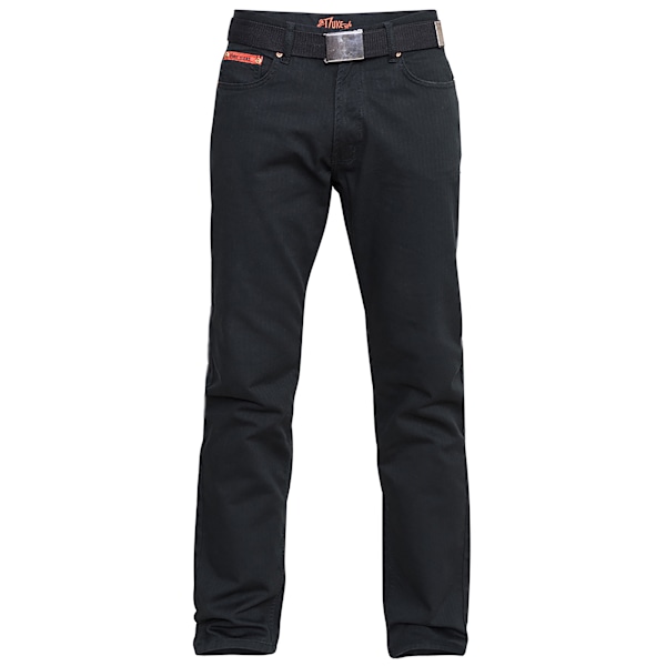 Duke Herr D555 London Mario Bedford Cord Byxor 50XL Svart Black 50XL