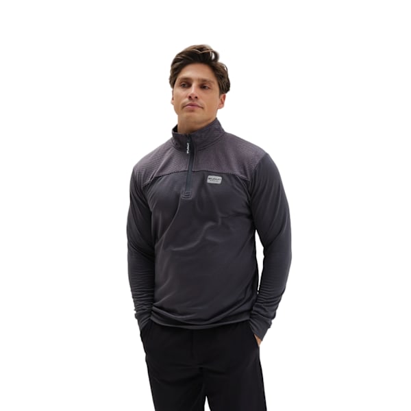 Stuburt Herr Active-tech Zip Neck Topp M Skiffergrå Slate Grey M