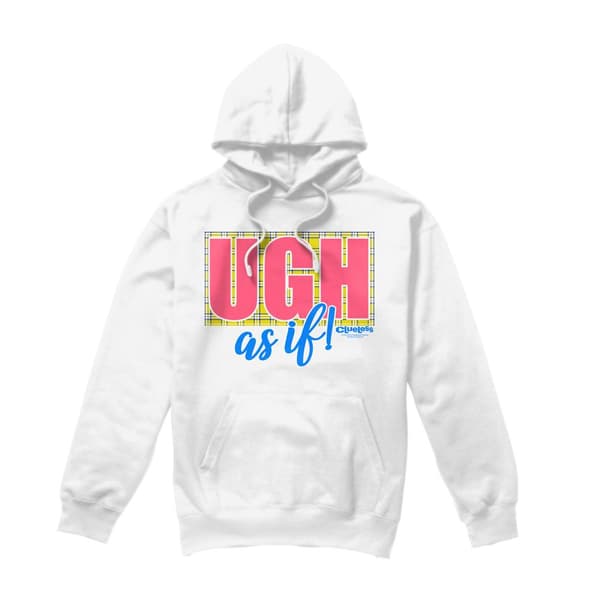 Clueless Herr Ugh As If Hoodie L Vit White L