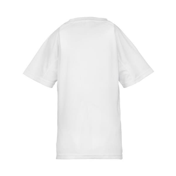 Spiro Impact Barn/Junior Performance Aircool T-shirt White 3-4 Years