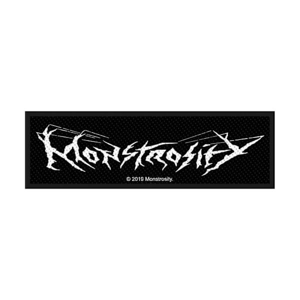 Monstrosity Logotyplapplikation One Size Svart/Vit Black/White One Size