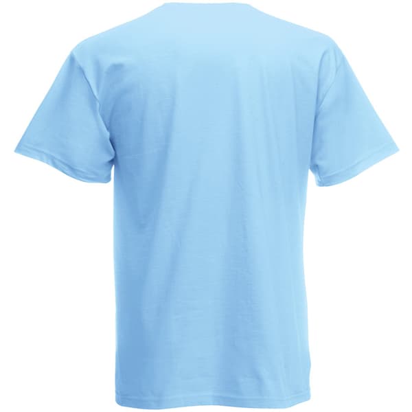 Herr T-shirt med kort ärm Casual Medium Light Blue Light Blue Medium