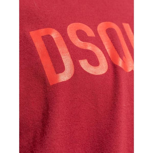 DSquared2 Herr Logotyp T-shirt M Röd Red M