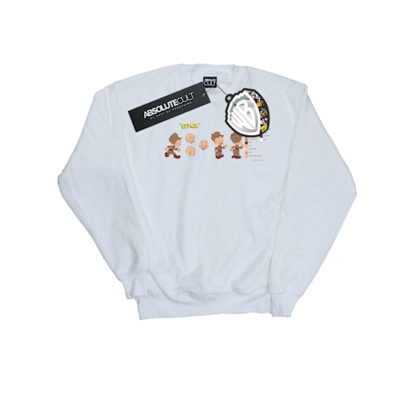 Looney Tunes Herr Elmer Fudd Färgkod Sweatshirt 4XL Vit White 4XL